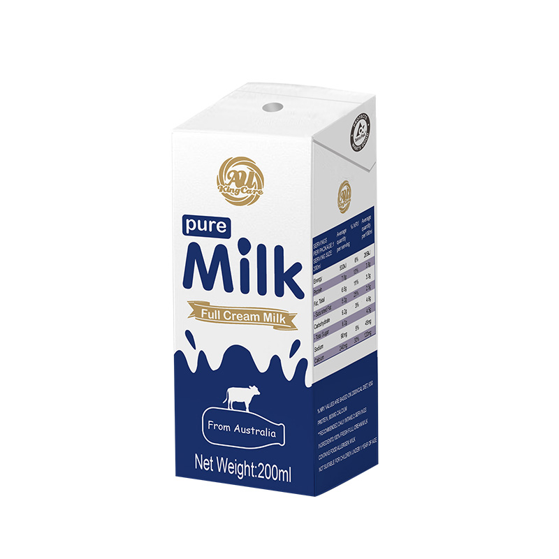 Australian imports Au Kingcare Zhenao Whole Milk Pure Milk 200ML*24box